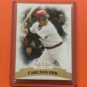 Carlton Fisk #72 2011 Topps [Tier One] 321/799 Baseball Trading Card